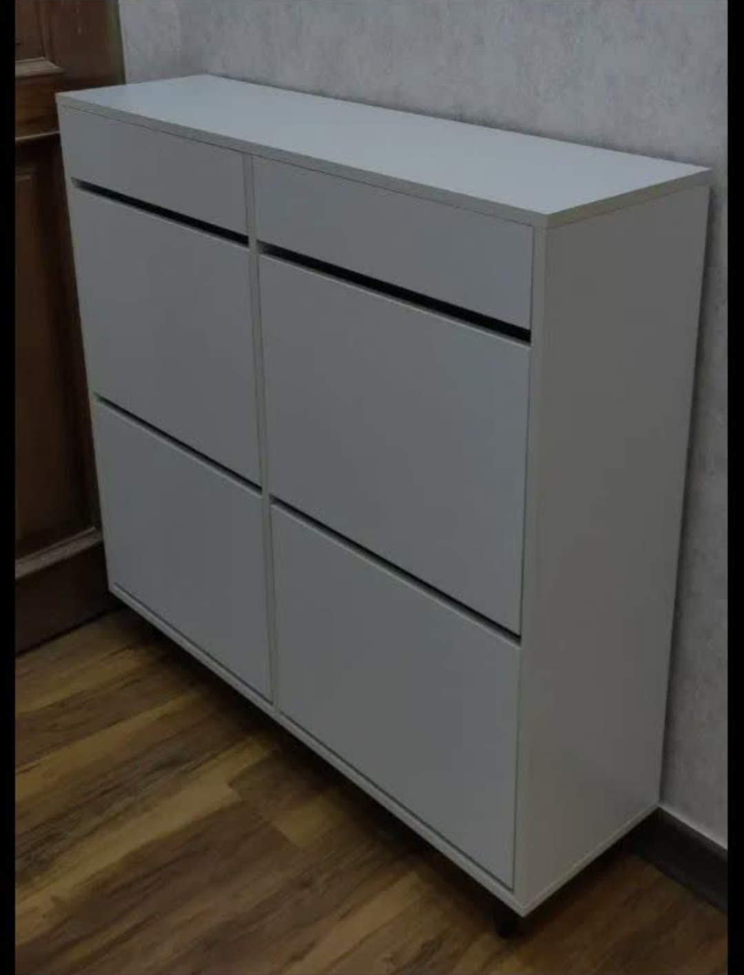 جاکفشی ۴ درب با کشو رنگ سفیدمدل کابینماه